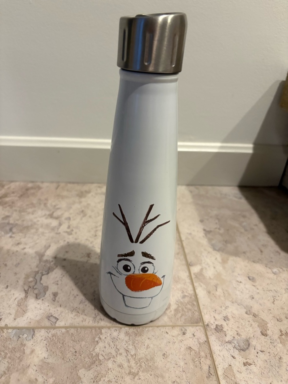 Olaf S’well water bottler with sports cap